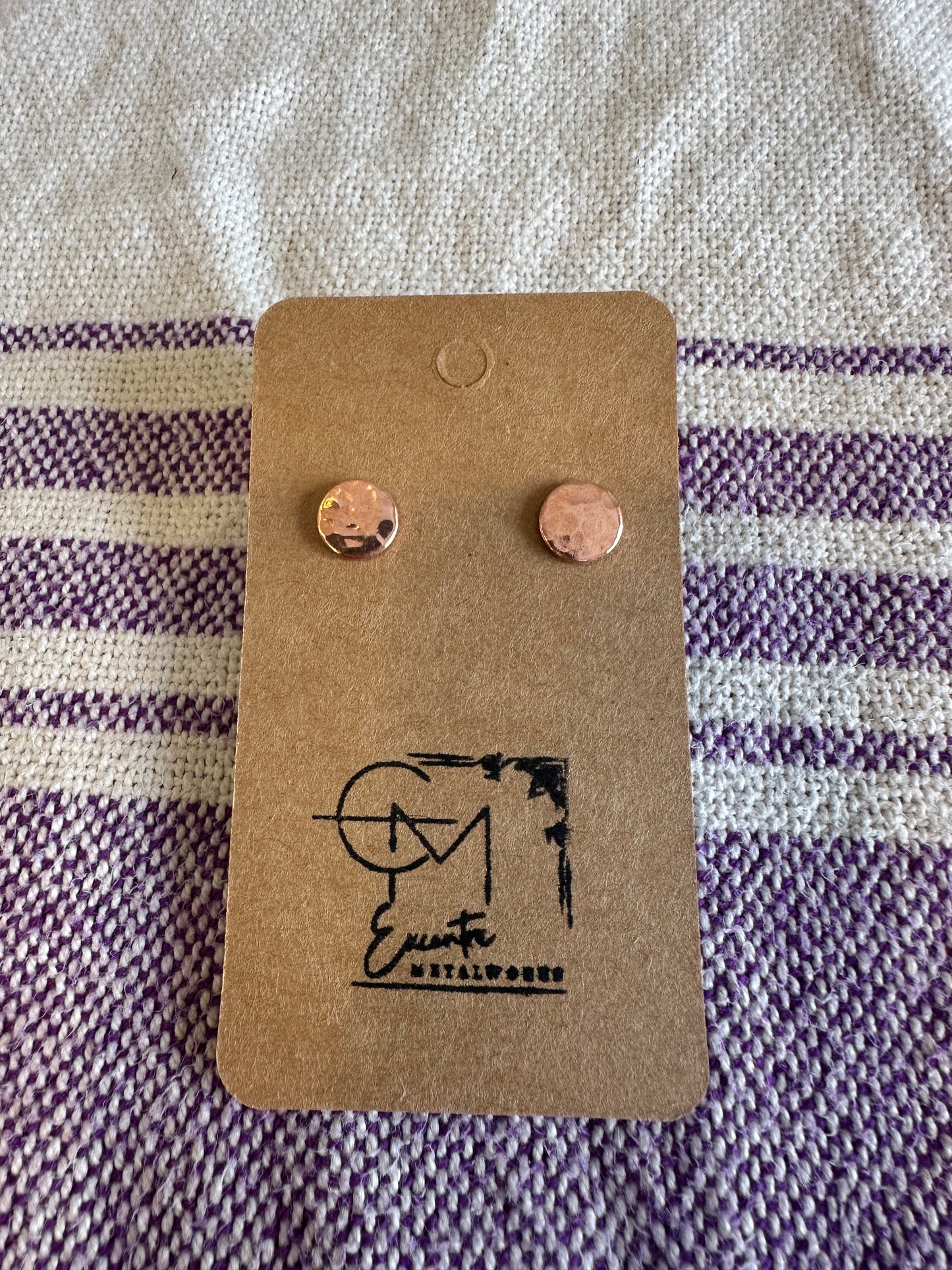Copper Earring circular small